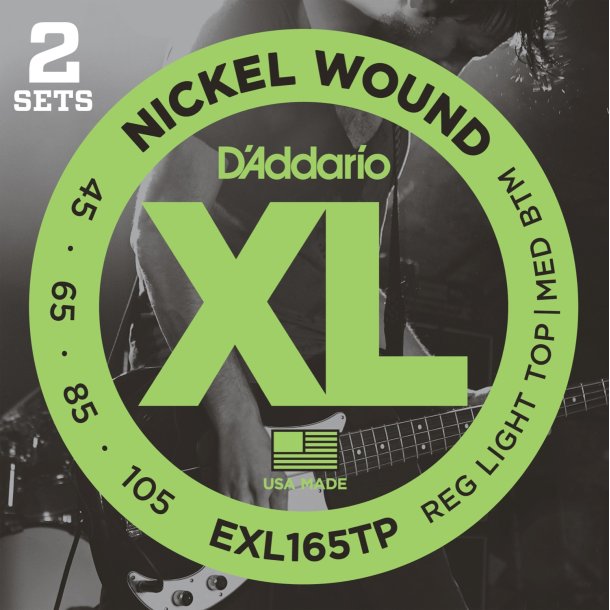 D'Addario EXL165TP,045 - 105 (Twin-Pack)